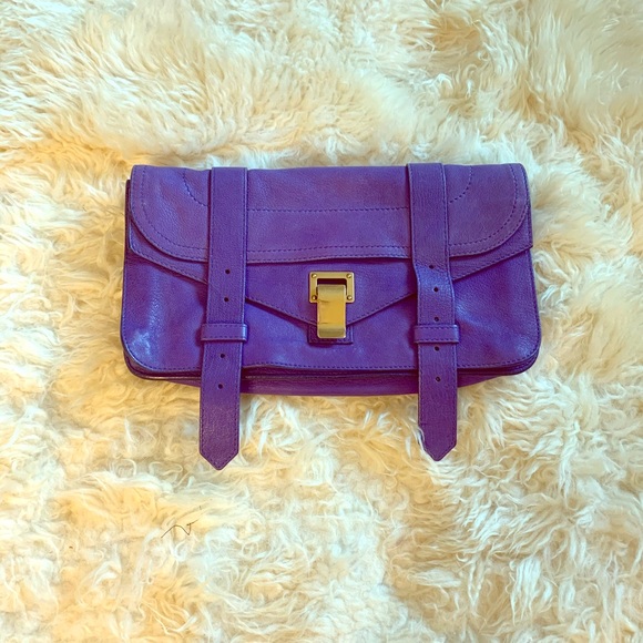 Proenza Schouler Handbags - Proenza Schouler PSI purple clutch